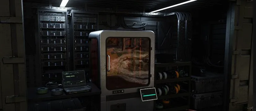 The 3D Printer station at the FOB